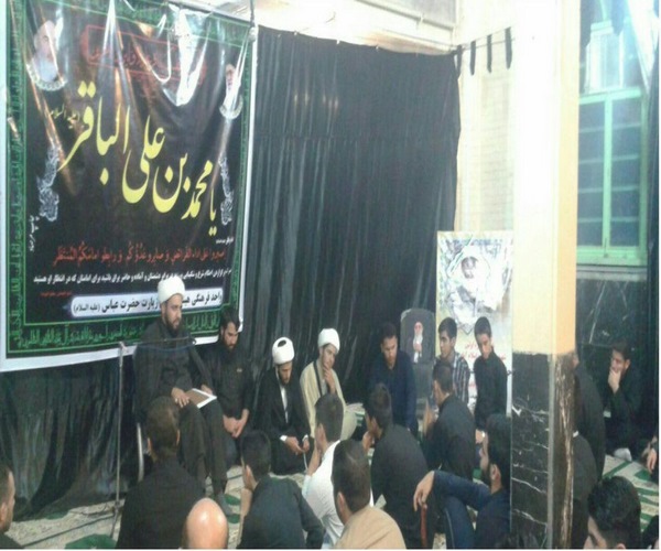 مراسم عزاداري به مناسبت شهادت امام محمد باقر(ع) در اسلام آبادغرب+تصاویر