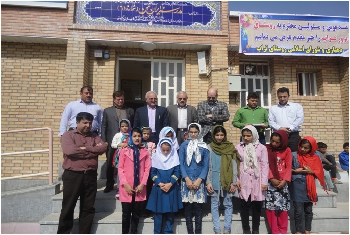 افتتاحیه دبستان 2 کلاسه روستای نصر تراب به همت موسسه خیریه مهر گیتی 