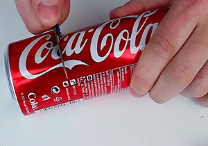 ساخت ابزارهای کاربردی با قوطی نوشابه + فیلم 