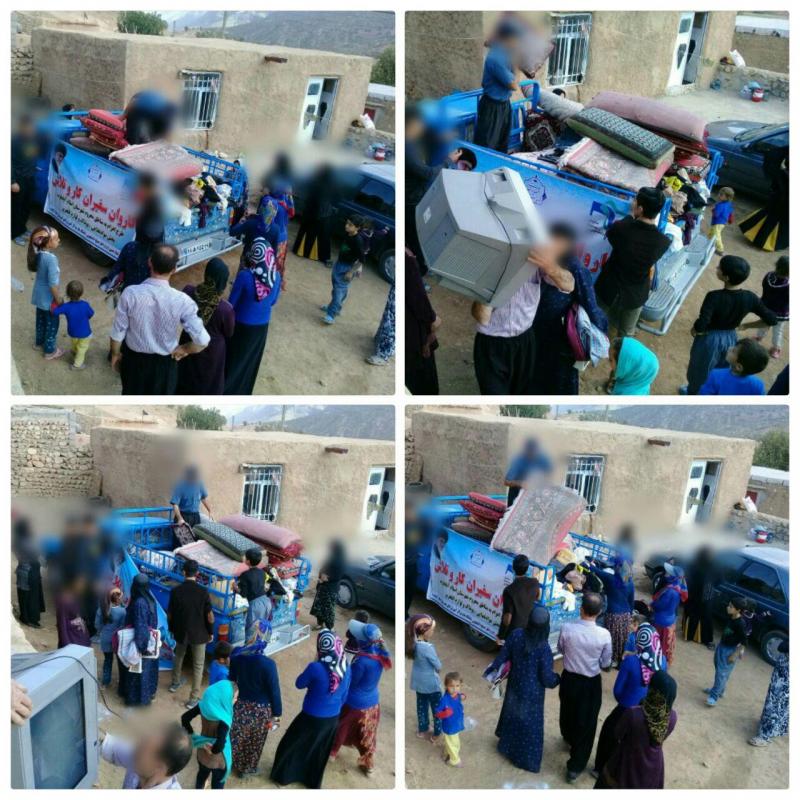 توزیع مواد غذایی و البسه زمستانی در روستاهای محروم بخش گواور+تصاویر توزیع مواد غذایی و البسه زمستانی در روستاهای محروم بخش گواور+تصاویر