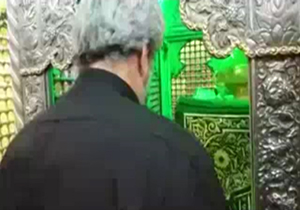 تشرف خانواده شهید حججی به حرم مطهر حضرت رقیه (س) + فیلم 