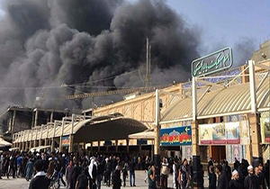 جزئیات آتش سوزی هتل زائران ایرانی در نجف اشرف + فیلم 