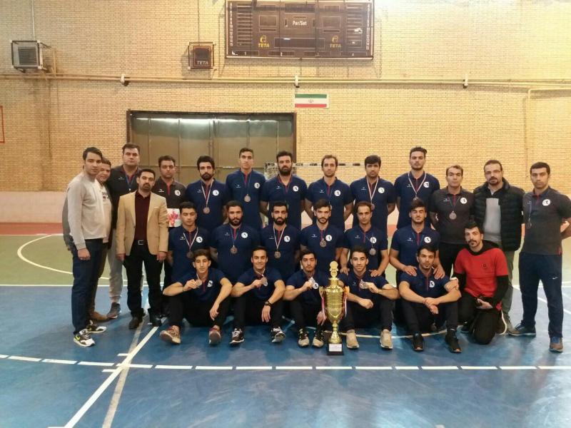 کسب مقام سوم مسابقات لیگ یک هندبال کشور توسط تیم اسلام آبادغرب