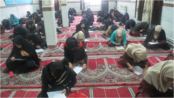 برگزاری آزمون درسهایی از قرآن در اسلام آبادغرب