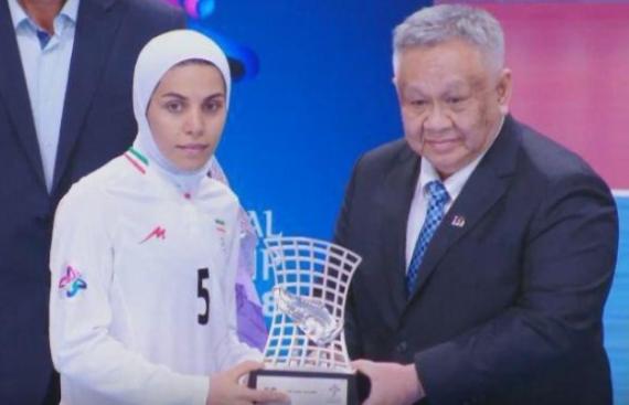 سارا شیر بیگی خانم گل مسابقات فوتسال قهرمانی آسیا شد.