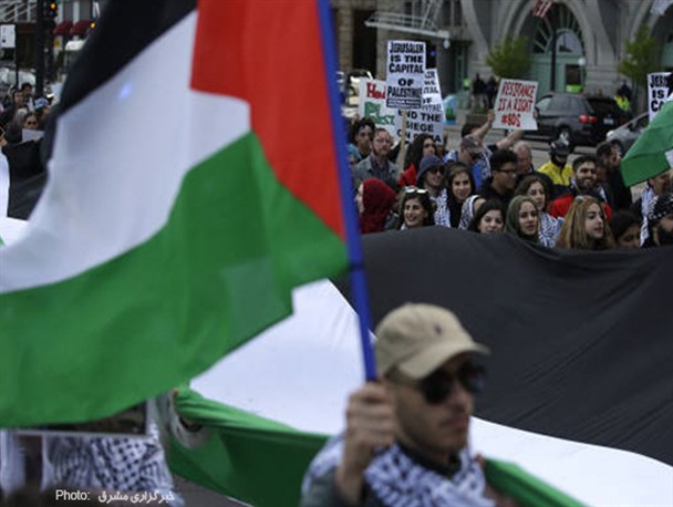 ادامه تظاهرات ضد اسرائیلی در آمریکا/ تصاویر