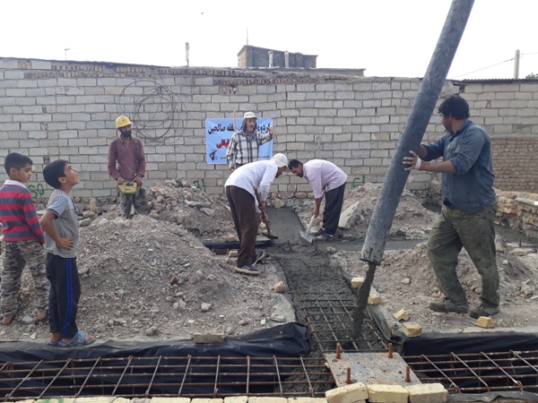 کمک به ساخت خانه مستضعفین در مناطق زلزله زده اسلام آبادغرب + تصاویر