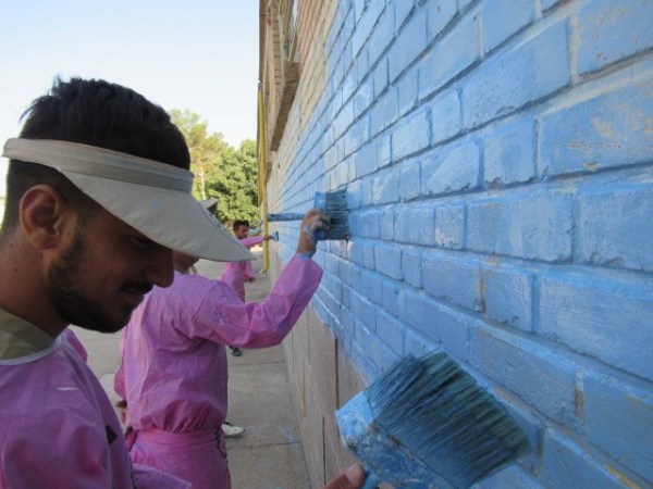 بهسازی و زیباسازی مدارس اسلام آبادغرب در قالب طرح هجرت 3+ تصاویر