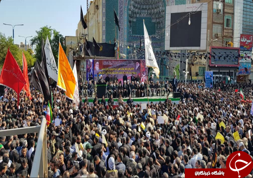 تشییع پیکرهای پاک شهدای حادثه تروریستی در اهواز/حضور سران لشکری و کشوری در مراسم + تصاویر تشییع پیکرهای پاک شهدای حادثه تروریستی در اهواز/حضور سران لشکری و کشوری در مراسم + تصاویر