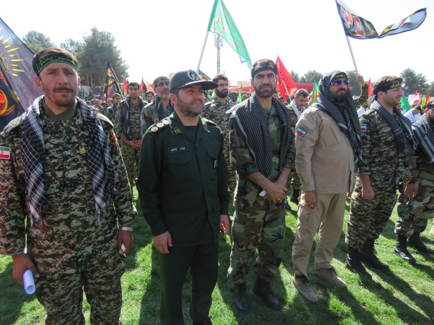 تصاویری از حضور بسیجیان اسلام آبادغرب در رزمایش  20 هزار نفری اقتدار عاشورایی