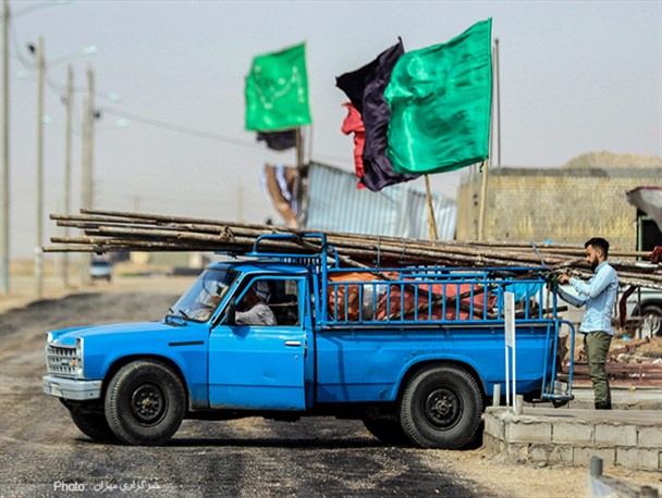 آماده سازی مواکب حسینی در مرز چذابه/تصاویر