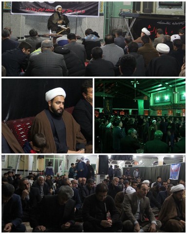 برگزاری مراسم عزاداری شب شهادت امام رضا (ع) در اسلام آبادغرب+تصاویر
