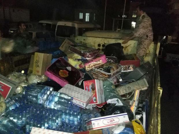 تصاویری از بسیج نیروهای مسلح ارتش، سپاه و انتظامی اسلام آبادغرب در خدمت رسانی به زلزله زدگان