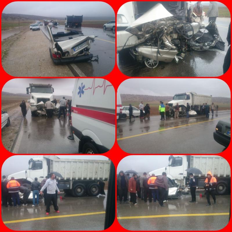 تصادف در محور اسلام آبادغرب به گیلان غرب یک کشته به جای گذاشت