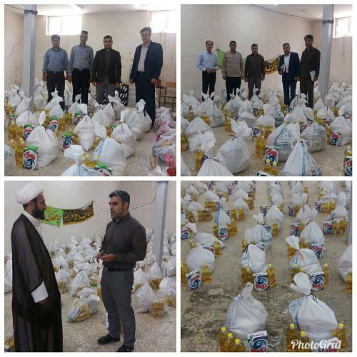 توزیع «بسته‌های غذایی» 300 هزار تومانی ویژه رمضان در بین مددجویان بخش حمیل/منتظر کمک های بیشتر نیکوکاران هستیم