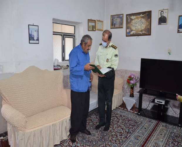 تجدید میثاق فرماندهی و پرسنل انتظامی اسلام آبادغرب با شهدا و جانبازان شهرستان