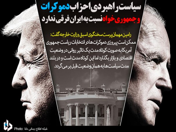 سیاست راهبردی احزاب دموکرات و جمهوری‌خواه نسبت به ایران فرقی ندارد/ هر دو حزب آمریکا قائل به فشار آوردن به ایران هستند