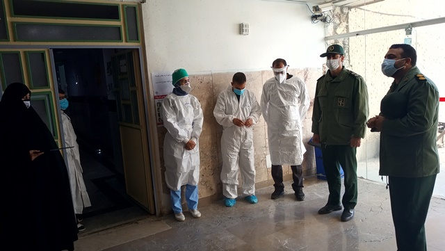  تجلیل از پرستاران بخش کرونای بیمارستان امام خمینی(ره) اسلام آبادغرب توسط سپاه پاسداران شهرستان+تصاویر