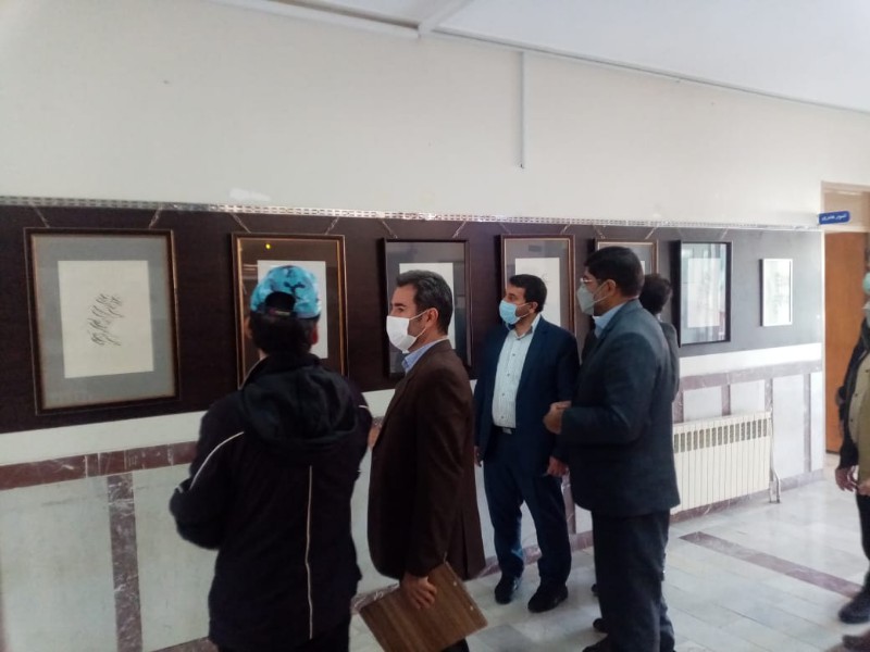 افتتاح نمایشگاه خوشنویسی "مشق مولانا" در اسلام آباد غرب+ تصاویر