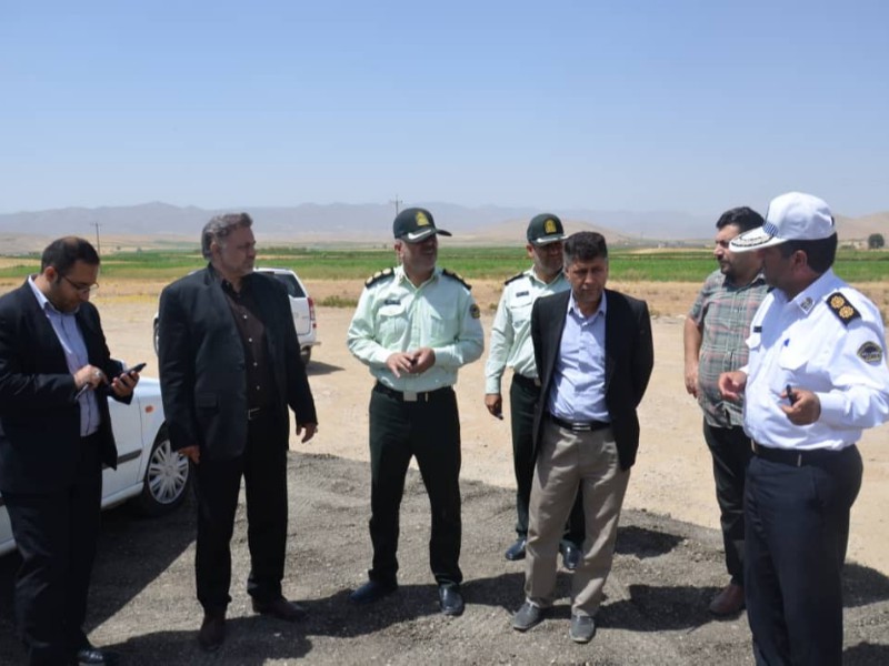 بازدید میدانی مسئولین شهرستان از مسیر تردد زوار اربعین در اسلام آبادغرب