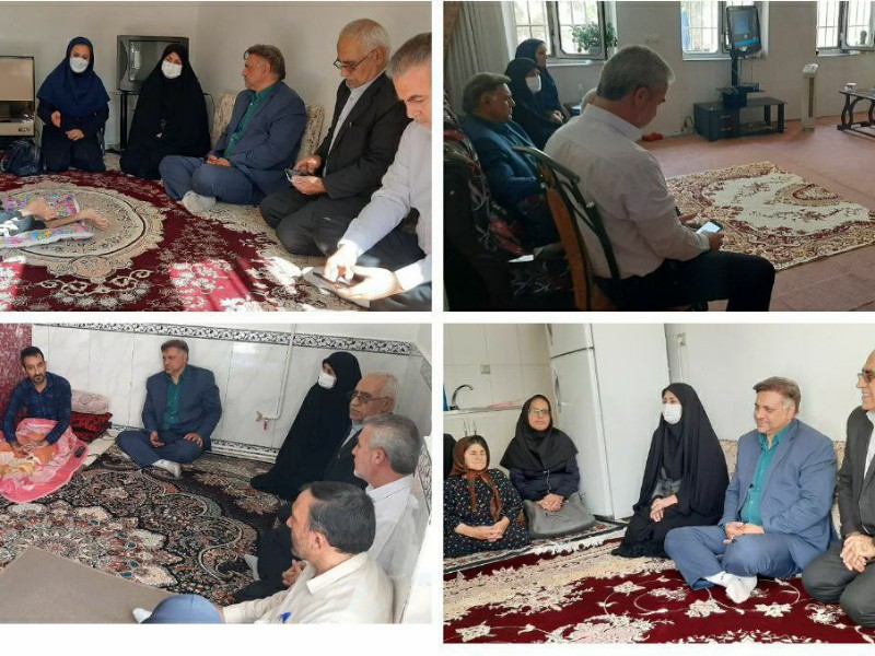 دیدار با خانواده های دارای معلولیت تحت حمایت بهزیستی اسلام آبادغرب