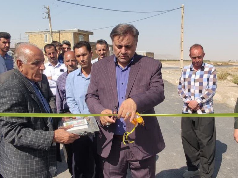 افتتاح۱۵۳هزار مترمربع آسفالت در روستاهای بخش مرکزی اسلام آبادغرب