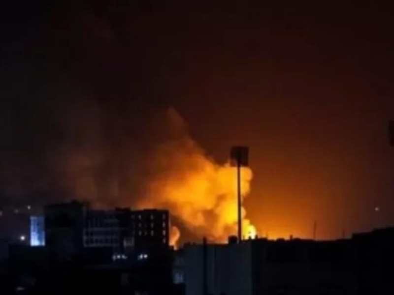 حمله هوایی آمریکا و انگلیس به یمن