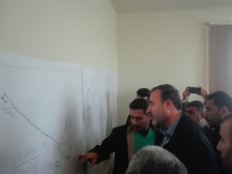 بازدید از طرح‌های محرومیت‌زدایی سپاه در اسلام آبادغرب