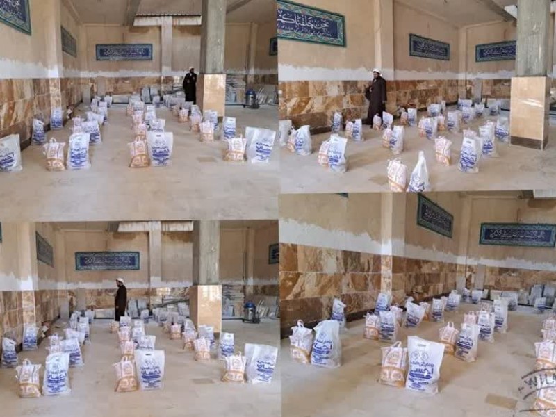 توزیع بستههای کمکهای مومنانه بهمناسبت عید سعید فطر در اسلامآبادغرب توزیع بستههای کمکهای مومنانه بهمناسبت عید سعید فطر در اسلامآبادغرب