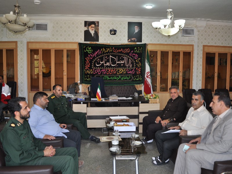 دیدار فرمانده سپاه اسلامآبادغرب با فرماندار شهرستان +عکس دیدار فرمانده سپاه اسلامآبادغرب با فرماندار شهرستان +عکس