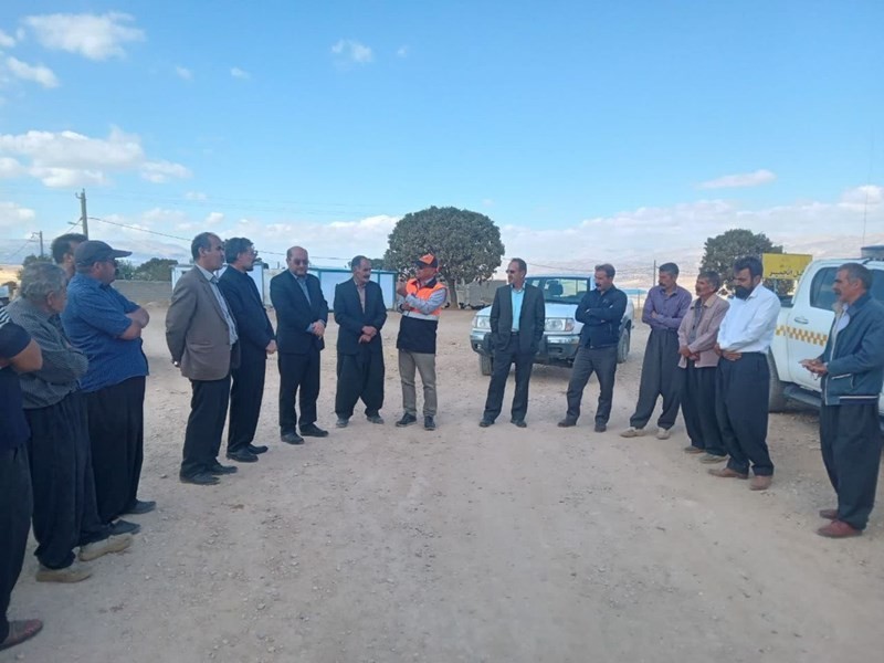 بازدید میدانی فرماندار از روستاهای بخش گهواره