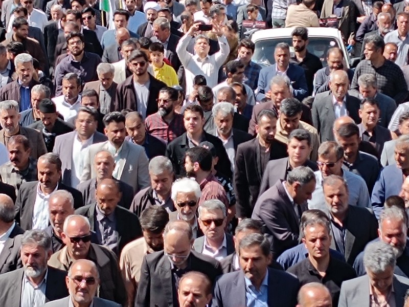 راهپیمایی روز جهانی قدس وحمایت از مردم مظلوم غزه