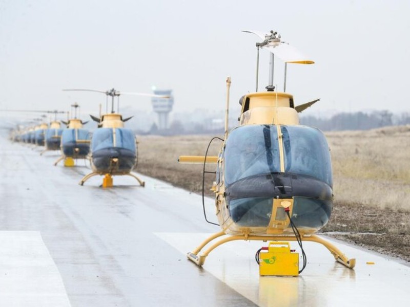 رزمایش اقتدار صد فروندی بالگردهای هوانیروز ارتش برگزار شد