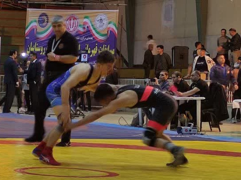 تیم کشتی کرمانشاه قهرمان مسابقات کشتی آزاد روستائیان استان شد