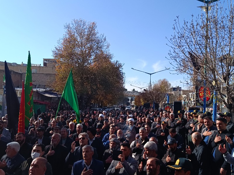 مراسم عزاداری شهادت حضرت فاطمه زهرا (س) در اسلام‌آبادغرب