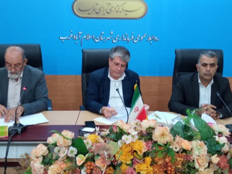 تأکید فرماندار اسلام‌آبادغرب بر تسریع در جذب اعتبارات اشتغال‌زایی